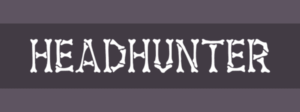 Headhunter Free Halloween Font