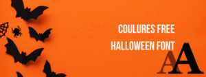 Coulures Free Halloween Font