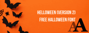 Helloween (version 2) Free Halloween Font