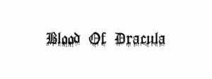 Blood Of Dracula Free Halloween Font
