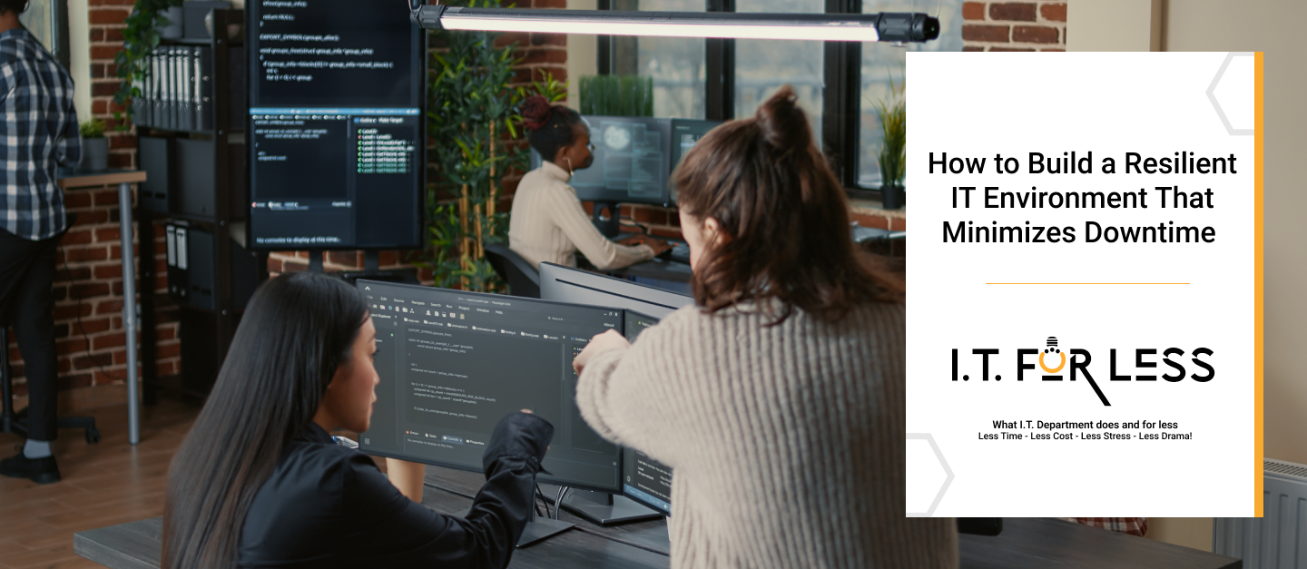 How to Build a Resilient IT Environment That Minimizes Downtime