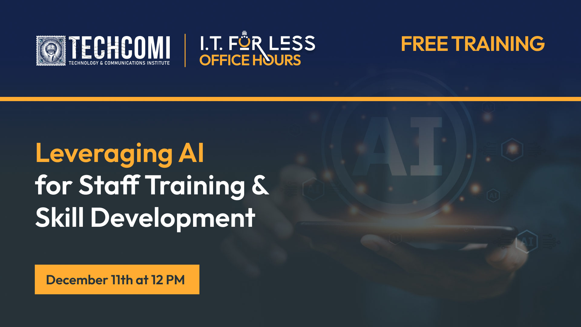 Leveraging AI for Staff Training & Skill Development 