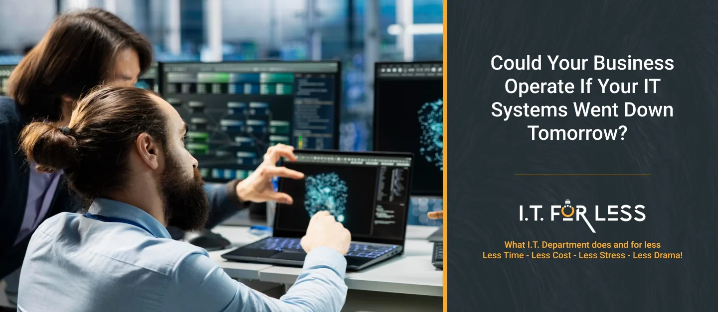 Could Your Business Operate If Your IT Systems Went Down Tomorrow? 